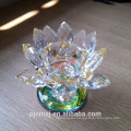 hot sale crystal lotus flower shaped candle holder for decorations